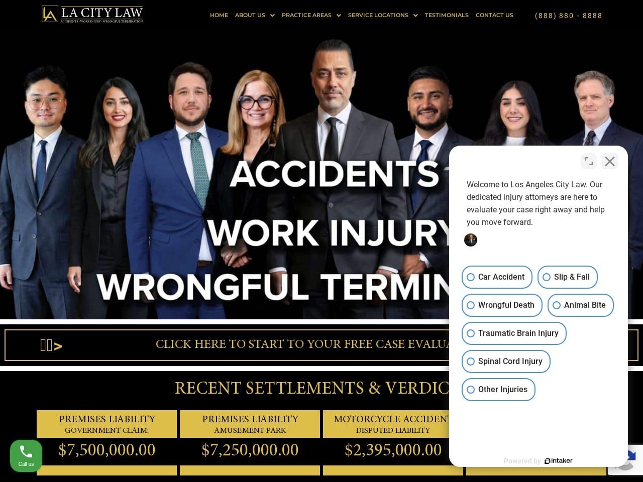 LA City Law website preview — KayTech Africa the best web design in Accra portfolio 2
