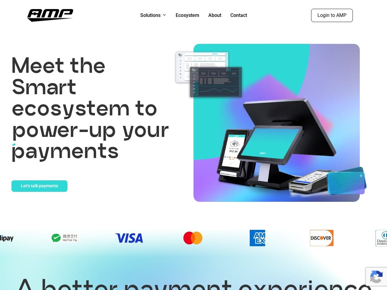 AMP Smart EMV website preview — KayTech Africa the best web design in Accra portfolio 8